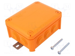 Enclosure: junction box; X: 116mm; Y: 150mm; Z: 67mm; polypropylene