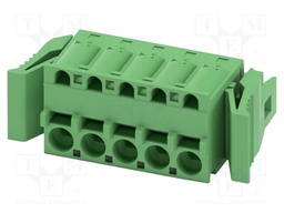 PCB connector, nominal cross section: 2.5 mm2, color: green,