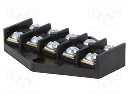 Terminal block; screw terminal; ways: 5; 2.5mm2; terminals: 10