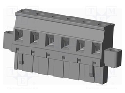 Connector: pluggable terminal block; plug; female; angled 90°