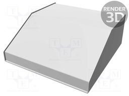 Enclosure: desktop; 1456; X: 254mm; Y: 259mm; Z: 102mm; aluminium