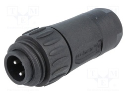 Connector: circular; plug; PIN: 4; male; screw terminal; IP65,IP67