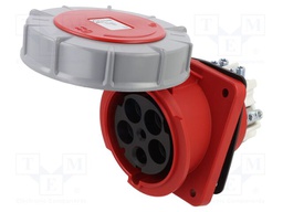 Connector: AC supply 3-phase; socket; female; 125A; 400VAC; IP67