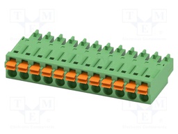 PCB connector, nominal cross section: 1.5 mm?, color: green,