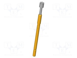 Test needle; Operational spring compression: 4mm; 8A; Ø: 2.5mm