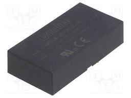 Converter: DC/DC; 20W; Uin: 18÷75V; 15VDC; Iout: 1333mA; 2"x1"; 24g