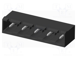 Connector: pluggable terminal block; socket; male; on PCBs