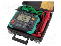 Meter: insulation resistance; LCD; VAC: 30÷600V; VDC: 30÷600V