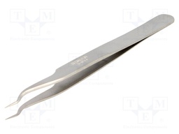 Tweezers; 120mm; for precision works; Blades: narrow,curved