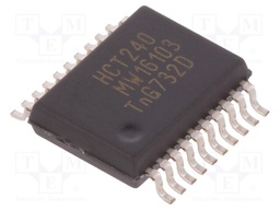 IC: digital; 3-state,buffer,inverting,line driver; Channels: 8