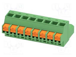 PCB connector, nominal cross section: 2.5 mm2, color: green,
