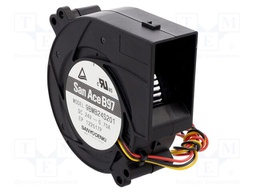 Fan: DC; blower; 24VDC; Ø97x33mm; 73.2m3/h; 59dBA; ball bearing