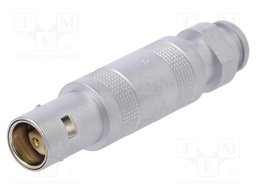Connector: circular; Series: 0S; plug; male; soldering; for cable