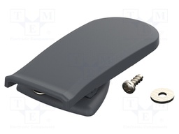 Clip; for enclosures; graphite; Series: BOS-Streamline