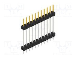 Connector: pin strips; pin header; male; PIN: 11; 2.54mm; THT; 1x11