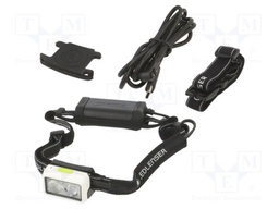 Torch: LED headtorch; 35h; 20lm,100lm,300lm,600lm; IP54