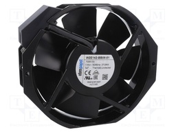 Fan: AC; axial; 115VAC; 172x150x38mm; ball bearing; 2800rpm; IP22