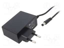 Power supply: switched-mode; voltage source; 12VDC; 2A; 24W; plug