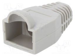 RJ45 plug boot; 6.5mm; Colour: grey