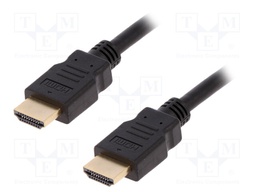 Cable; HDCP 2.2,HDMI 2.0; HDMI plug,both sides; 15m; black