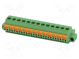 PCB connector, nominal cross section: 2.5 mm2, color: green,
