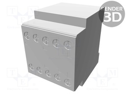 Contactor: 3-pole; NO x3; Auxiliary contacts: NC; 110VAC; 9A; DIN