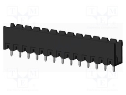 Connector: pluggable terminal block; socket; male; on PCBs