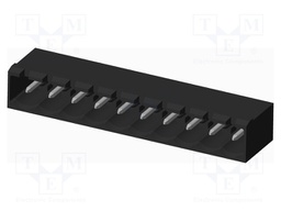 Connector: pluggable terminal block; socket; male; on PCBs