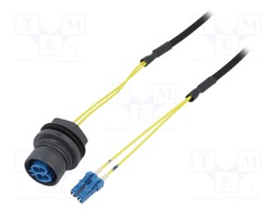 Connector: fiber optic; patchcord; PIN: 2; bayonet; Buccaneer 6000