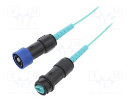 Connector: fiber optic; patchcord; PIN: 1; bayonet; Buccaneer 4000