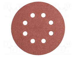 Cleaning cloth: sandpaper; Granularity: 100; Mounting: bur; Ø125mm