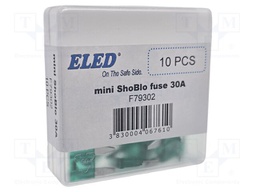 Fuse: fuse; 30A; 32VDC; automotive; 11.2mm; 11.2x4x17mm