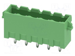 PCB headers, nominal cross section: 2.5 mm2, color: green, n