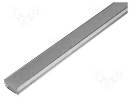 Profiles for LED modules; mat; recessed; L: 2m; aluminium
