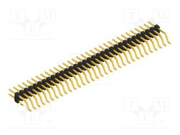 Connector: pin strips; pin header; male; PIN: 64; 2mm; SMT; 2x32