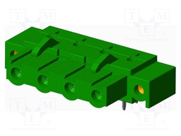 Connector: pluggable terminal block; socket; female; angled 90°