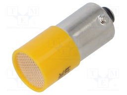 Indicator: LED; BA9S,T10; yellow; plastic; 110VAC; 110VDC; -20÷60°C