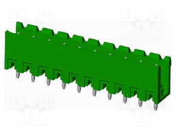 Connector: pluggable terminal block; socket; male; straight; THT