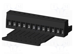 Connector: pluggable terminal block; plug; female; straight; 300V