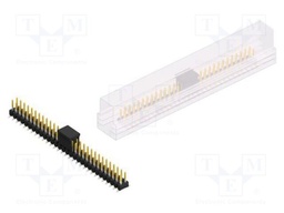 Connector: pin strips; pin header; male; PIN: 60; 2.54mm; SMT; 2x30