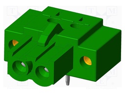 Connector: pluggable terminal block; socket; female; angled 90°