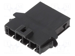 Plug; wire-wire; male; Mega-Fit; 5.7mm; PIN: 4; Layout: 1x4