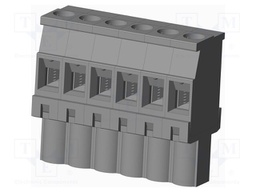 Connector: pluggable terminal block; plug; female; angled 90°