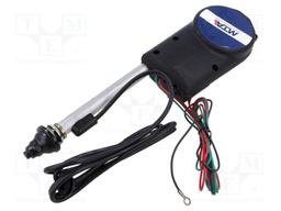 Antenna; electric telescopic; 0.79m; AM,FM; 1.2m; black