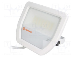 Lamp: LED flood light; 4000(typ)K; IP65; Body: white; 20W; Len: 1m