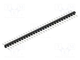 Connector: pin strips; pin header; male; PIN: 30; 2.54mm; SMT; 1x30