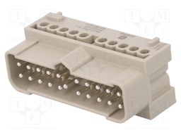 Connector: HAN; module; Han Eco Modular; PIN: 20; screw terminal