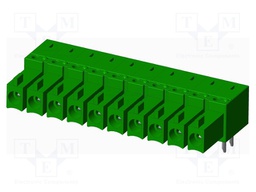 Connector: pluggable terminal block; socket; female; angled 90°