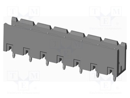 Connector: pluggable terminal block; socket; male; on PCBs