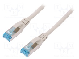 Patch cord; F/UTP; 5e; stranded; Cu; PVC; grey; 20m; 26AWG